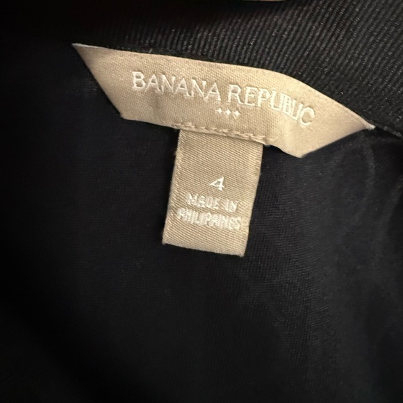 Banana Republic Black & White Geometric Print Skirt Size 4 - Picture 2 of 4